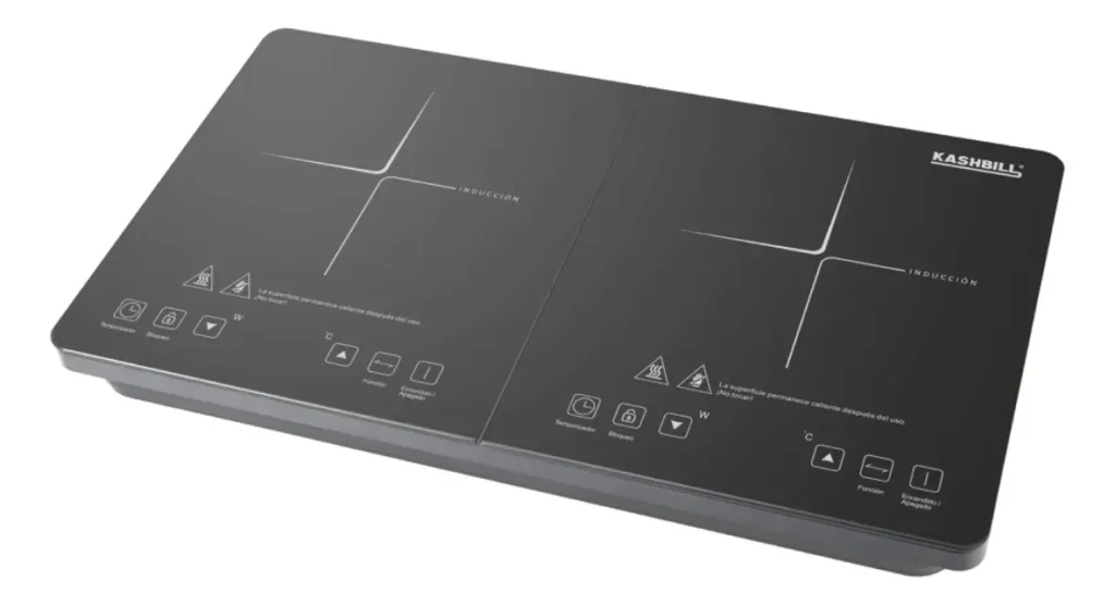 Parrilla De Inducción Eléctrica Portátil Vitrocerámica 1800w